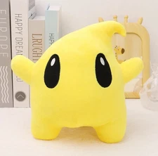 Super Mario Bros Yellow Luma Star Pillow Plush Toy 9" Stuffed Doll Kids Gift
