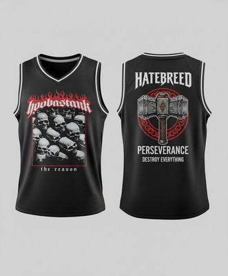 Hatebreed Basketball Jerseys For Music 3D S-5XL Polyester MIN972