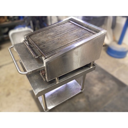 USED MagiKitch'n (4 Burner) Char-Grill / Broiler (2 Foot) with Stand on Wheels