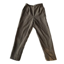 Vintage Houndstooth Pants Womens Size 10p High Waist Trousers Career Office