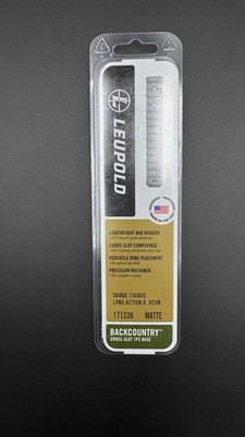 Leupold Backcountry Cross Slot 1pc Base Savage 110/axis La Rnd