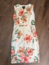 Stella and Julie Black White Floral Dress Size 4