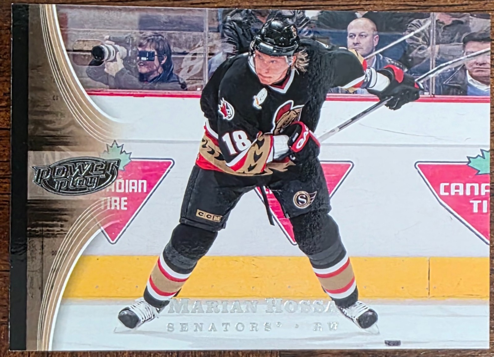 2005-06 UPPER DECK POWER PLAY MARIAN HOSSA OTTAWA SENATORS CARD #61