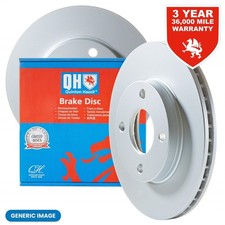 Quinton Hazell Front Axle Internally Vented 280mm Brake Disc Pair Set - BDC4814
