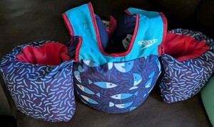Speedo Swim Star Children's Life Jacket 30-50lbs Model 325 Kids Learn Safety