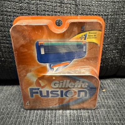 4 Gillette fusion Razor Blades Cartridges Refill Shaver Manual Fit 