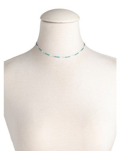 Gorjana Gigi Stripe Necklace - Laguna - NEW - Picture 2 of 2