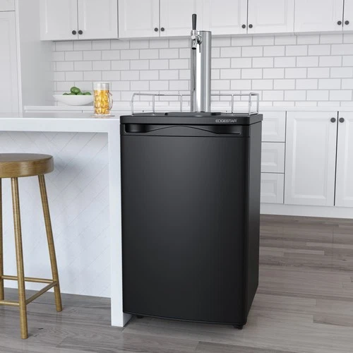 EdgeStar KC2000 20"W Kegerator and Keg Beer Cooler for Full Size - Black - Picture 7 of 12