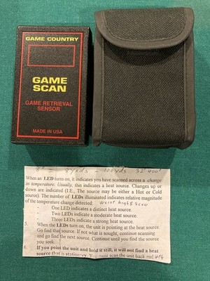 Game Finder Enhanced E Heat Seeker Deer Finder With Pouch