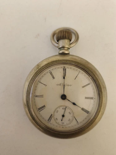 Antique Elgin Silver Pocketwatch Pocket Watch NOT WORKING Parts or Repair