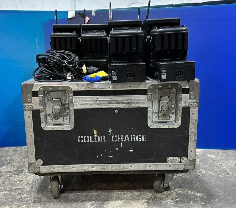 Chroma-Q Color Charge Plus Uplight W/Case #54 (Lot of 6) THS - Image 4 of 4