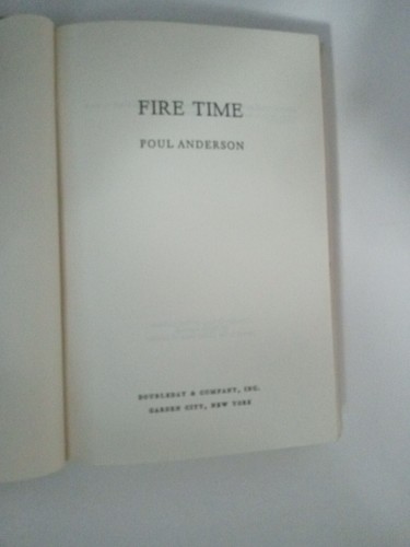Fire Time by Poul Anderson, 1974 BCE Doubleday Science Fiction - Imagen 6 de 7