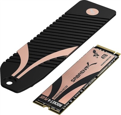 Sabrent Rocket 4 Plus SB-RKT4P (PCIe 4.0 PS5 Comp) 4TB 2280 NVMe M.2 Gebraucht
