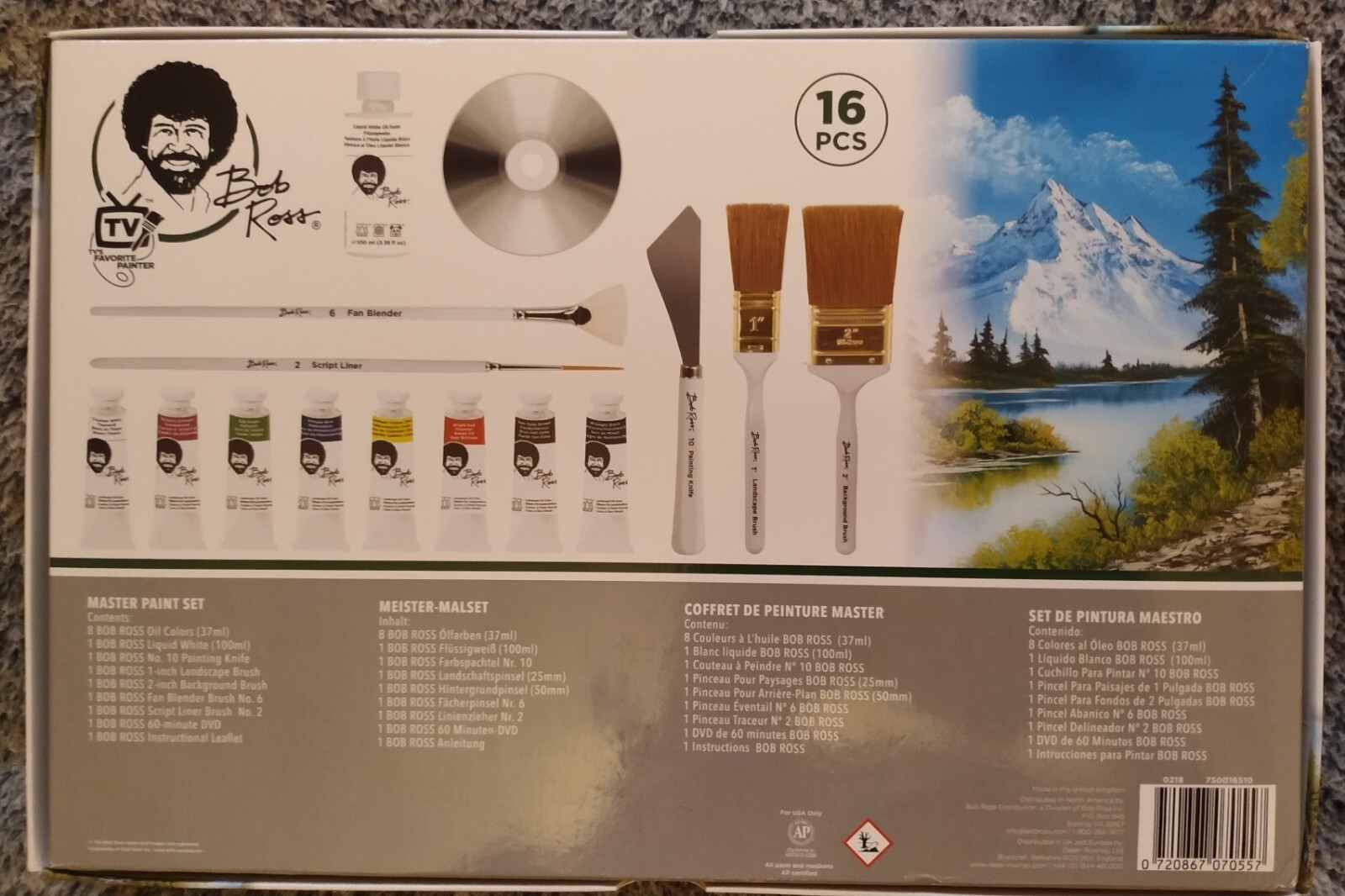 GENUINE Bob Ross Master Landscape Painting Set UK seller eBay