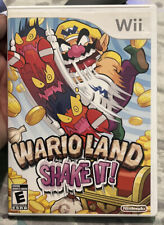 Wario Land: Shake It (Nintendo Wii, 2008) Complete w/ Manual EUC Tested