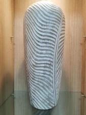 WOODEN VASE HANDMADE BY THAILAND HILLTRIBE, FREE INTERNATIONAL SHIPPING