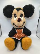 Vintage 1960s Minnie Mouse Plush Walt Disney Characters California Stuffed Toys