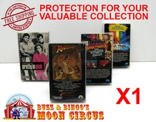 1x BETAMAX MOVIE CARDBOARD SLEEVE SIZE A - CLEAR PLASTIC PROTECTIVE BOX