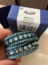 Bracciale In Ecopelle swarovski originale con scatola nuovo 5201117