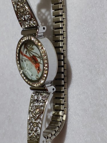NEW - THE BRADFORD EXCHANGE LADIES WATCH - still has battery saver tab on it - Picture 13 of 16