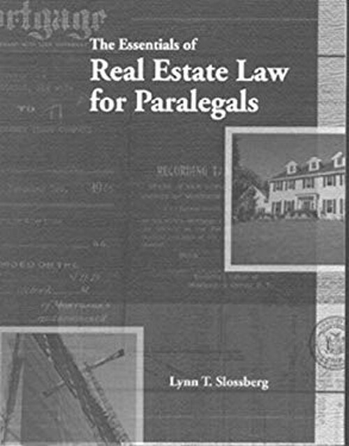 The Essentials of Real Estate Law for Paralegals Paperback Lynn T