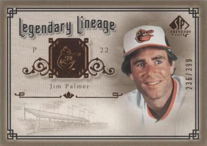 2005 SP Legendary Cuts - Jim Palmer #LE-JP