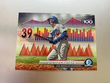 Diego Cartaya 2024 Bowman Chrome Top 100 Prospects #BTP-39 LA Dodgers Rc