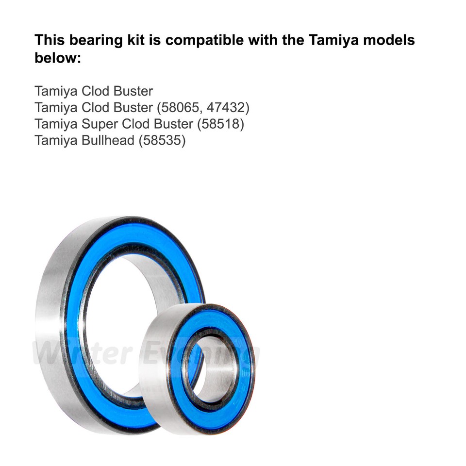 KUGELLAGER SET FÜR Tamiya Bullhead Super Clod Buster Gummidichtung 201557561788