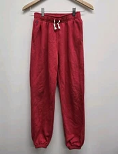 POLO RALPH LAUREN Girls Large (12-14) Fleece Jogger Sweatpants Red