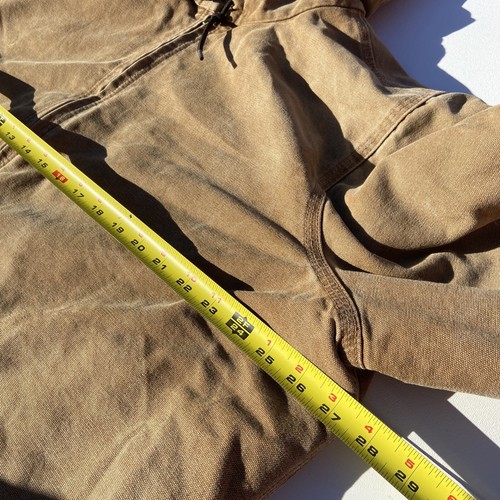 Carhartt Hooded Jacket Sz XXL-RN #14806 Brown - Picture 7 of 9