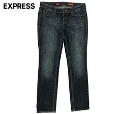 Express Stella Skinny Leg Stretch Womens Blue Denim Jeans Size 2 S x 29