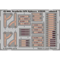MW22 Eduard 49099 Seatbelts Ijn Fighters Steel 1/48 Pe Set For