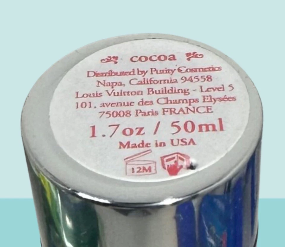 Crema hidratante tintada pigmentada 100 % pura fruta, cacao, 1,7 oz, botella con bomba de aire Foto 3 de 3