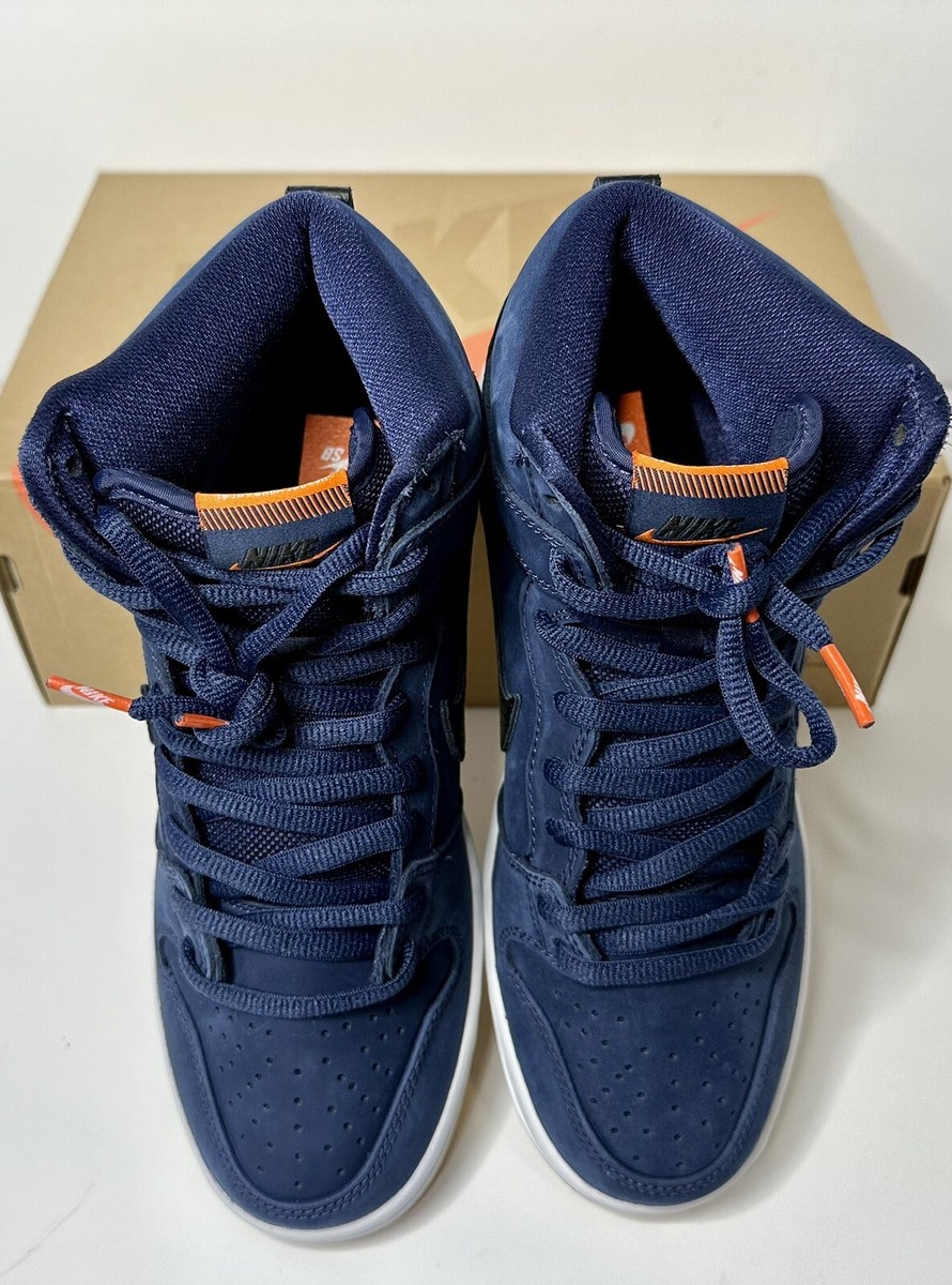Nike Dunk High Pro SB ISO Orange Label Midnight Navy Blue - size 8M NIB. Size 8M - NEW Nike Dunk High Pro ISO SB Orange Label  main image 2