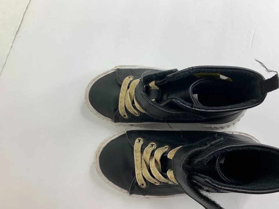 Disney Niñas 9.5 Minnie Mouse Negro Zapatillas Altas Zapatos Foto 2 de 4