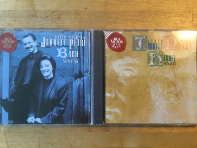 Keith Jarrett  + Michala Petri [2 CD Alben] Bach Sonatas + Händel Sonatas / RCA