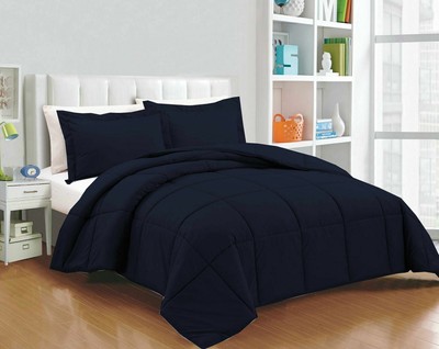 Best Navy Blue Solid Twin Xl Size Egyptian Cotton Down Alternative