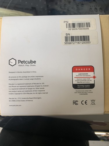 Petcube Interactive Wi-Fi Pet Camera HD 720p Video w/ Laser Pointer *Tested* VGC - Picture 4 of 4
