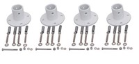 Inter-fab City2-anchor Pack Optional On-deck Aluminum Anchor Kit For City 2-slid Inter-fab City2-anchor Pack Optional On-deck Aluminum Anchor Kit For City 2-slid
