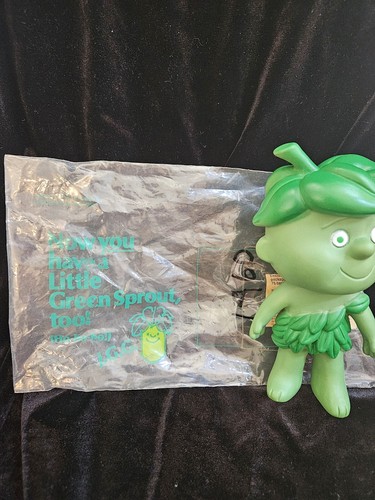 3 Vintage Jolly Green Giant Items~Sprout Plush/Little Sprout Plastic - Picture 6 of 9
