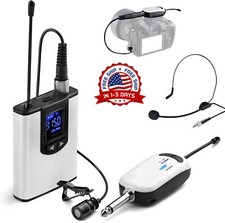 1 Microfonos Inalambricos Professional. Profesionales Recargables Presentadores