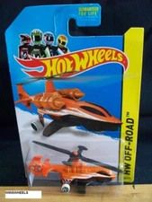 2014 HOT WHEELS #102 -1 SKY KNIFE ORNG 💰😍💎ROAD AM CARD