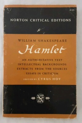 Hamlet by William Shakespeare 1963 Paperback Norton Critical Edition Vintage!