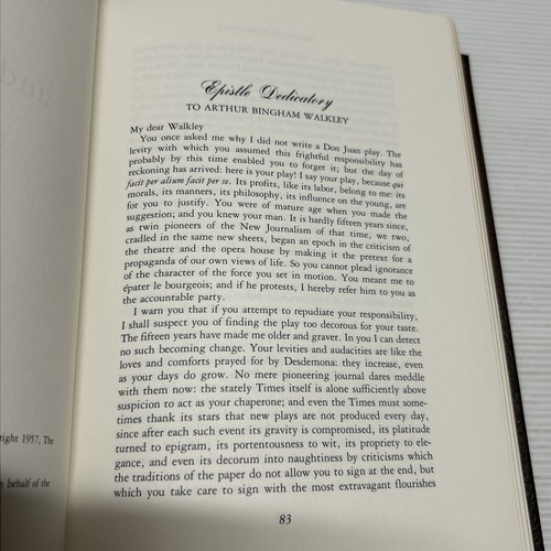 Bernard Shaw, Four Plays, Franklin Library, Leather 1979 (HC) TR1 - Picture 10 of 18