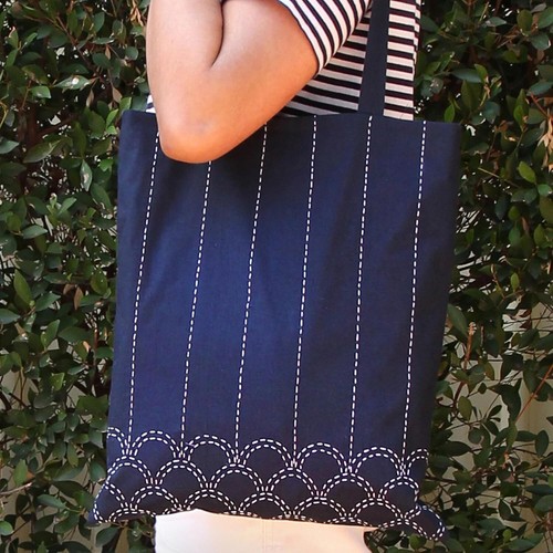 Sew Easy 4” Sashiko Template – Seigaiha (Waves) Quilting & Patchwork Rule - Picture 5 of 6