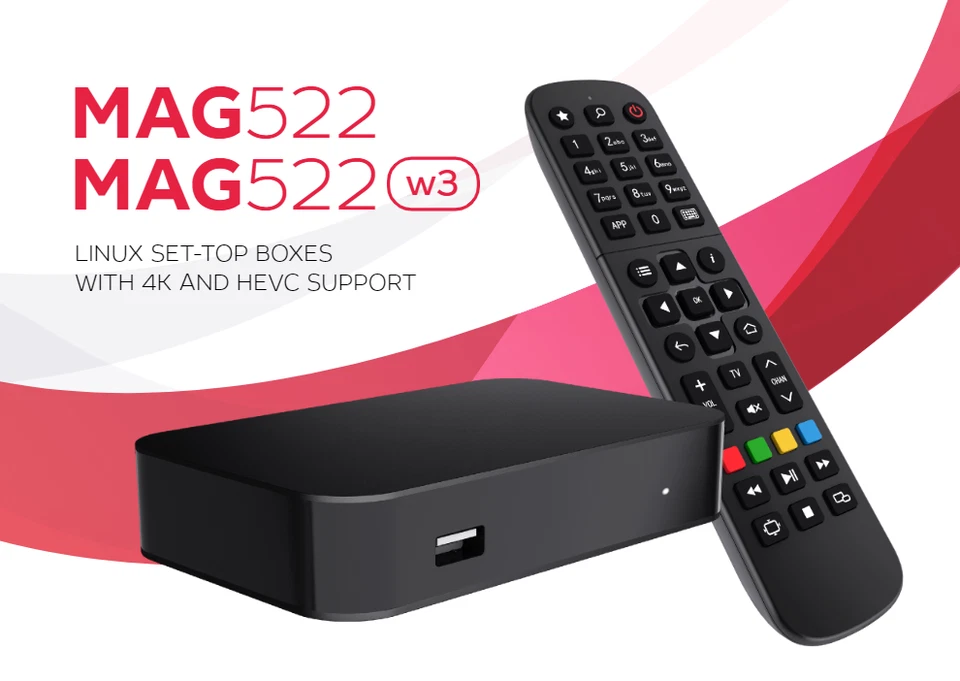 MAG 524 / 524w3 / 520 / 520w3 / 522 / 522w3 / 500A infomir EU Plug - Image 2 of 4