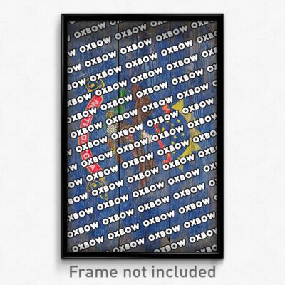 Oxbow North Dakota Poster (ND City Souvenir 11x17 Town Print)