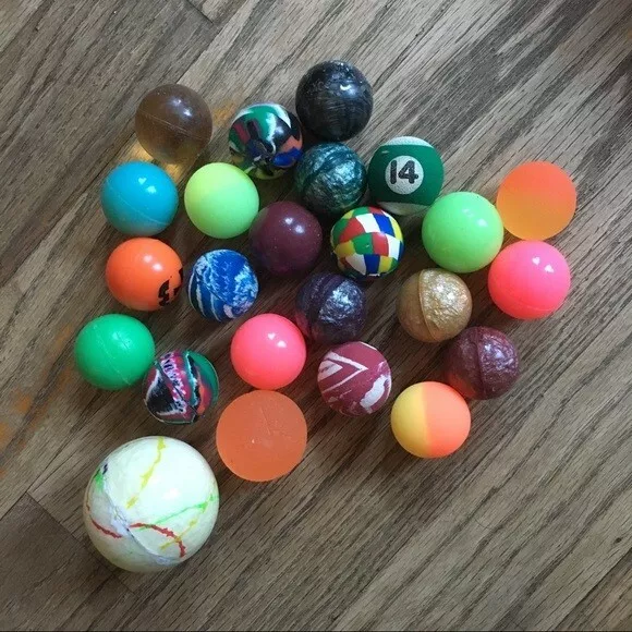 24 Hi Bounce Assorted Style Balls Super High Bounce eBay