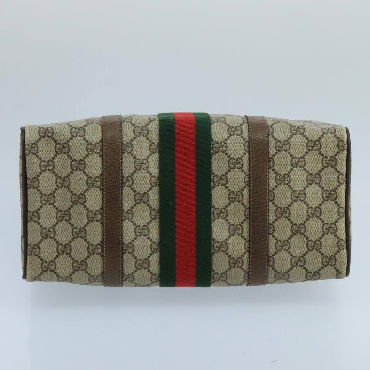 ショルダーバッグ・ポシェット GUCCI GG Supreme shoulder bag leather B.EB/N.ACERO/VRV GUCCI GG Supreme Monogram Textured Dollar Calfskin Web