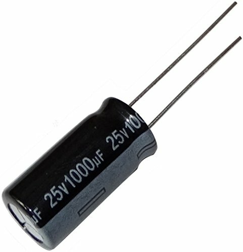 AERZETIX - 20x Condensatori elettrolitici radiali 1000µF ± 20% 25V THT (F5R)